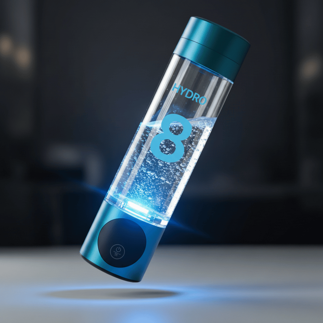 Hydro 8 | Botella que Hidrogeniza tu Agua en 5 minutos.