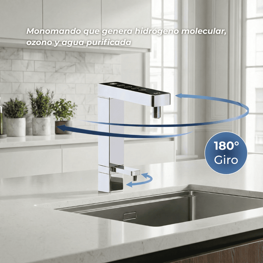 KUF | Generador de Agua Hidrogenada, Ozonizada y Purificada con Monomando