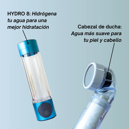 Pack HYDRO 8 + Cabezal de Ducha (Con filtro)